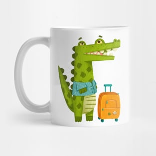 Crocodile on vacation Mug